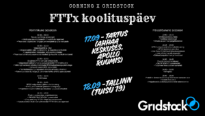 Read more about the article Corning x Gridstock FTTx koolituspäev
